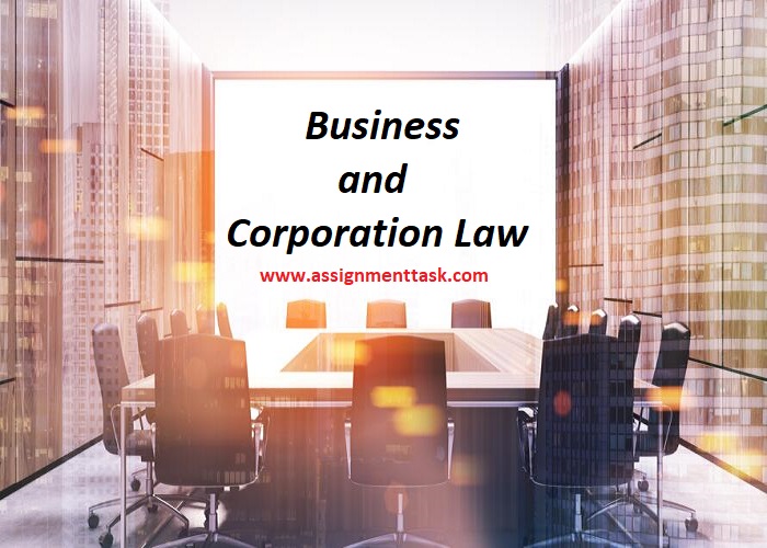 BUSL250 Business and Corporation Law