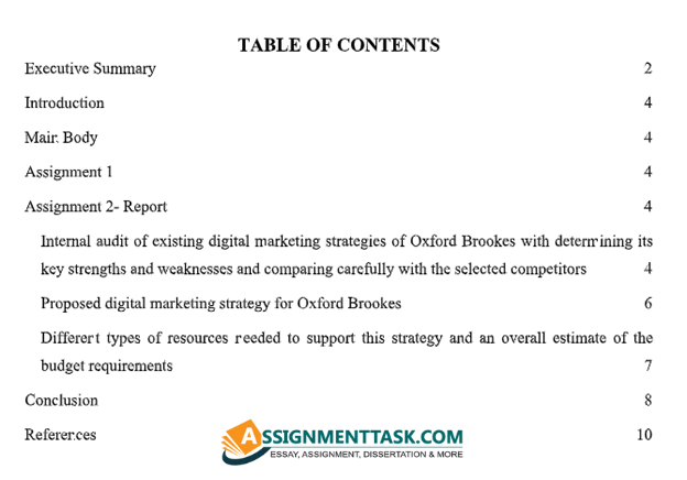 Digital Marketing Assignment Sample